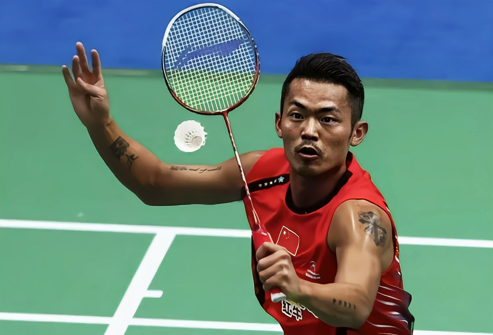 法国羽毛球队绝杀日本羽毛球队，林丹送出助攻